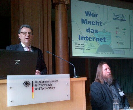 Redner von Hans-Joachim Otto und Hans Peter Dittler